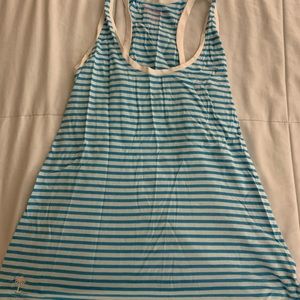 Lilly Pulitzer Blue striped tank top size small